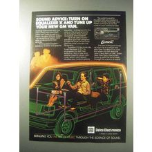 1985 Delco Electronics Equalizer V Music System Ad