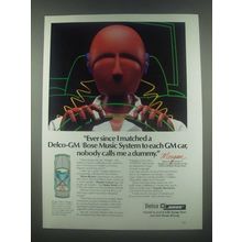 1985 Delco-GM Bose Music System Ad - A Dummy