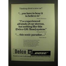 1985 Delco-GM Bose Music System Ad - A New Car?