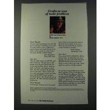 1986 Union Carbide Sevin Ad - Grubs at root of mole problem
