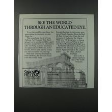 1986 Swan Hellenic Cruise Ad - See the world through an educated eye
