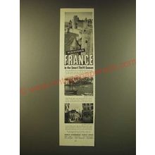 1952 French Government Tourist Office Ad - Rediscover France