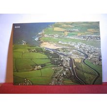 AERIAL VIEW, BUDE , CORNWALL. unused postcard =
