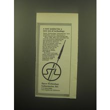 1959 STL Space Technology Laboratories Ad - A new symbol for a new era