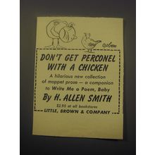 1959 Little, Brown Book Advertisement - Don't get Perconel with a Chicken