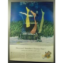 1959 Berkshire Stockings Ad - Discovered! Berkshire's Treasure Tints!