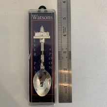 Watsons Washington DC Capitol Building Souvenir Spoon Silver Plated W Box 4.25"