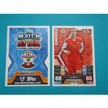 245. Morgan Schneiderlin - Southampton - Match Attax 2013/14 Football Card EF1