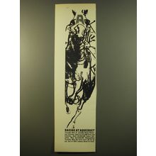 1961 Aqueduct Race Track Advertisement - Racing at Aqueduct