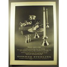 1961 Gorham Sterling Sea Rose Silver Advertisement - Beauty wears a rose
