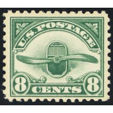 C4, Mint VF NH 8¢ Airmail Stamp - Stuart Katz
