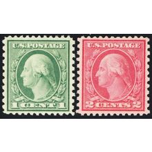 538, 540, Mint VF NH 1¢ & 2¢ - Beautiful Stamps! * Stuart Katz