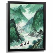 Japan Mountain Landscape Retro Wall Art Print Japanese Poster Picture Wall Print