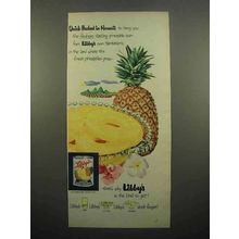 1953 Libby's Pineapple Ad - Quick Packed in Hawaii