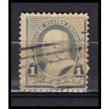 Used 219 1c Benjamin Franklin Barely Clears RA0625