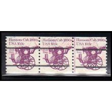 Used 1904a 10.9c Hansom Cab Fine PNC 1/3 Line Gap PA2365