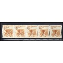 2136 25c Bread Wagon Fine MNH Dry Gum PNC 2/5 KA9115