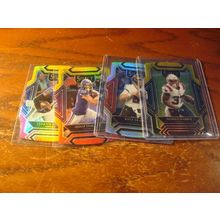 2021 Panini Select, 4-Die Cut Prizms, Red/Silver/Yellow, TRASK/HARRIS ++