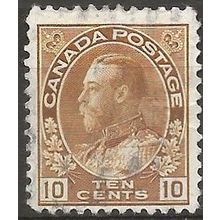 Canada 1925 SG254 10c Bistre-Brown Fine Used ..