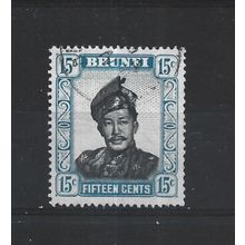 Brunei.SG108 15c Sultan Omar Ali Saifuddin.Fine Used.Aug25j