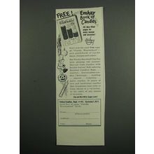 1953 Emkay Candles Ad