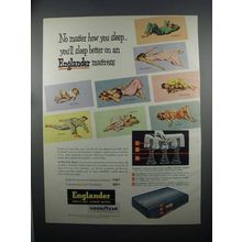 1953 Englander Airfoam Mattress Ad - How You Sleep