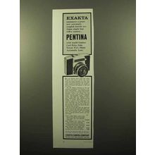 1961 Exakta Pentina Camera Ad - Coupled Electric Eye