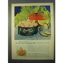 1963 Chicken of the Sea Tuna Ad - All Prime Fillet