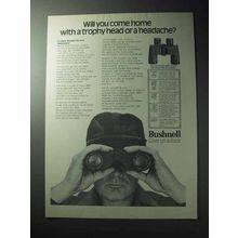 1977 Bushnell Binoculars Ad - Come Home With a Trophy