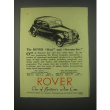 1949 Rover Cars Ad - The Rover Sixty and Seventy-Five