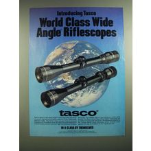 1983 Tasco World Class Wide Angle Riflescopes Advertisement