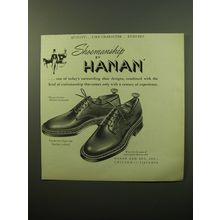 1950 Hanan Shoes Advertisement - Shoemanship by Hanan