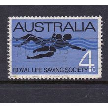 AUSTRALIA 1966 75th ANNIV ROYAL LIFE SAVING SOCIETY 4c USED SG406