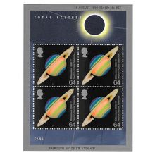 GB 1999 SG MS2106 TOTAL ECLIPSE MINIATURE SHEET MINT MNH SPACE SOLAR SYSTEM SUN