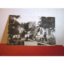 FOVANT CHURCH, nr. SALISBURY, Wiltshire used antique postcard 1918 pm =