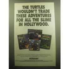 1993 Konami Teenage Mutant Ninja Turtles Video Games Advertisement