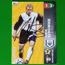 Preston North End 2007 Panini Coca-Cola Championship Signed Chris Sedgwick