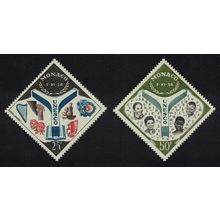 Monaco Inauguration of UNESCO Headquarters 2v 1959 MNH SG#612-613