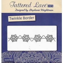 Tattered Lace. Twinkle Border Die. Die Cutting Cardmaking Scrapbooking Crafts