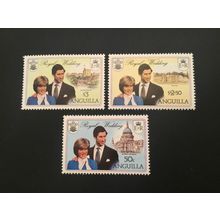 ICOLLECTZONE Anguilla 444-446 VF NH