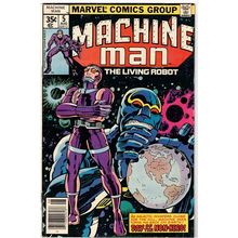 MACHINE MAN # 5 Jack Kirby