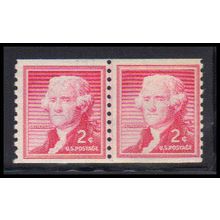 1055 2c Thomas Jefferson Barely Clears MNH CLP KA9428
