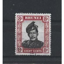 Brunei.SG105 8c Sultan Omar Ali Saifuddin.Fine Used.Aug25u