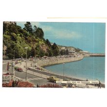 ROCK WALK AND PROMENADE, TORQUAY, DEVON vintage used postcard 1966 postmark =