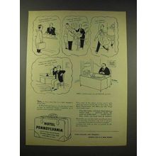 1944 Hotel Pennsylvania Ad - Manager Can Still Dream