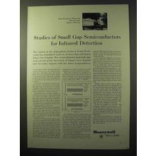 1964 Honeywell Research Center Ad - Semiconductors