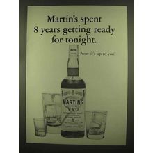 1965 Martin's Scotch Ad - Now It's Up To You