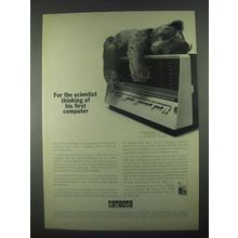 1967 Digital POP 8/S Computer Ad - Scientist Thinking