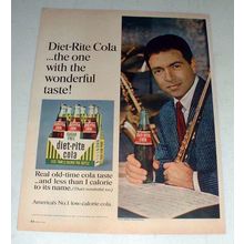 1967 Diet-Rite Cola Soda Ad w/ Paul Horn