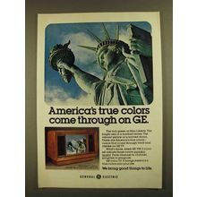 1979 General Electric VIR II Color TV Set Ad - Colors